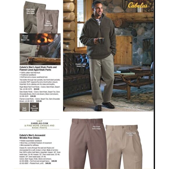 Cabela’s Casuals Cotton Pants Size 42 - Picture 12 of 12